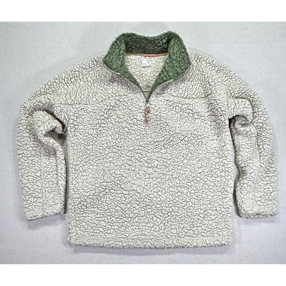 Carbon2Cobalt Men's Medium 1/4 Zip Sherpa Fleece Deep Pile Pullover